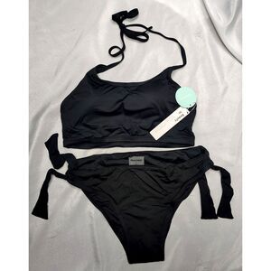 NWT Beautikini Low Waisted Leakproof Period Swimwear Set Size S Bikini PG029